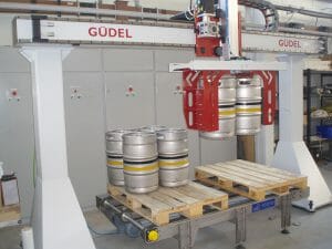 Güdel has a number of installations within the Beverage sector where high payloads are commonplace